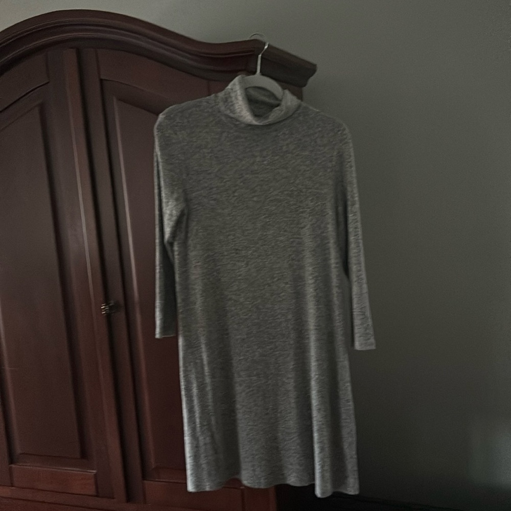 American Eagle Gray Turtleneck Dress